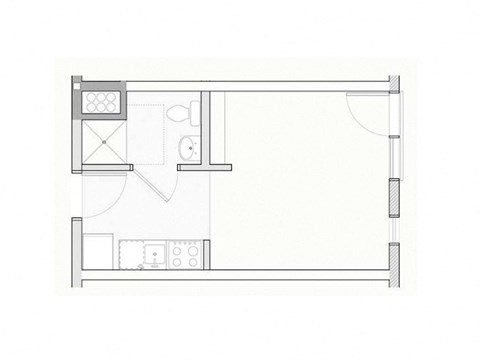 Pearl Studios | Boulder Floor Plan